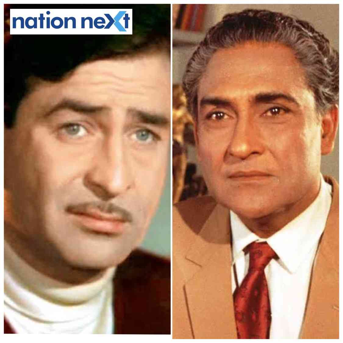 L to R: Raj Kapoor, Ashok Kumar